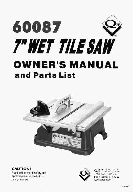 Qep 7 Wet Tile Saw 60087 Manual-page_pdf